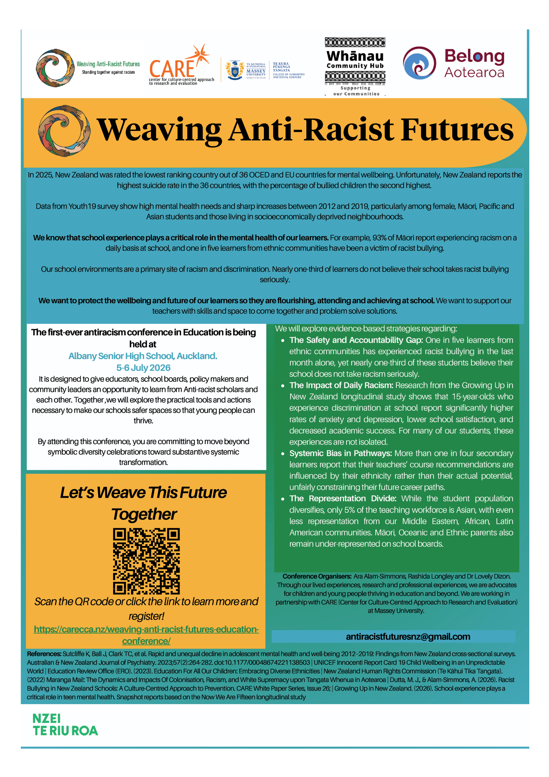 Weaving Anti-racist Futures - Education Conference